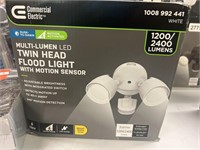 Commercial Electric Multi Lumen LED Twin Head