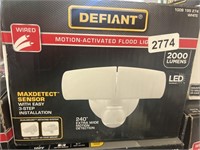 Defiant Wired Motion Activated Flood Light