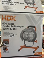 HDX 600 Watt Portable Halogen Work Light