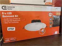 Commercial Electric 6in LED Recessed Kit