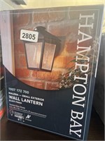 Hampton Bay Malena Small Exterior Wall Lantern in
