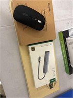 Lot of (4) Computer Accessories: Wireless Mouse,