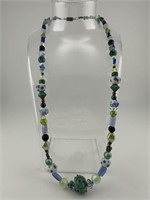 Vintage Stone and Bead Necklace