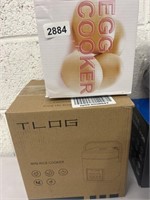 Egg Cooker and TLOG Mini Rice Cooker - Condition