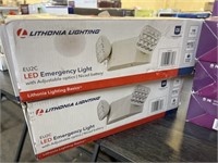 Lot of (2) Lithonia Lighting LED Emergency Light