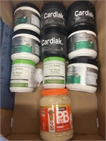 Box of Assorted Protein Powders and Mixes - Huge