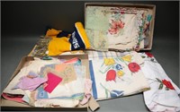Vintage Collection of Textiles, Fabrics, Linens +