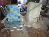 2 FOLDING LAWN CHAIRS -PICK UP ONLY