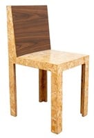 Chris Rucker Trompe L'Oeil Wood Side Chair