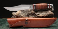 Case Leather Hunter 386 Knife