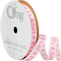 Offray 3/8" Wide Single Face Satin Craft and Decor