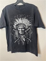 Native American Chief Big Print Shirt