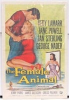 The Female Animal (1958) Hedy Lamarr 1sh Poster