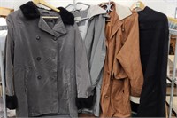 4 coats and capes - London Fog, Talbots, etc
