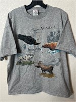 Vintage Alaska Animals Souvenir Shirt