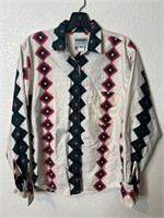 Vintage Western Wrangler Button Up Shirt