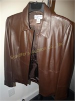 Pendleton Leather Jacket, Large