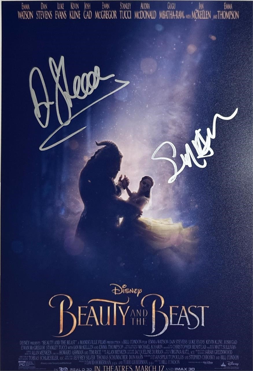 Autograph COA Beauty and the Beast Photo