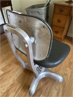 1960's solid metal office chair
