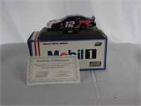 Jeremy Mayfield 1:43 Mobil 1 #12 Car with COA