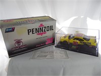 Johnny Benson 1:24 Pennzoil #30 in Case with COA
