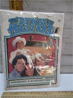 VINTAGE DUKES OF HAZZARD COLORING BOOK