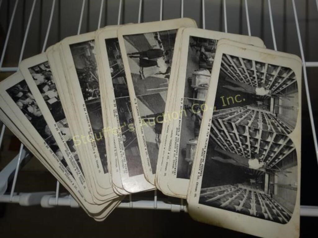 Stereoscope photo cards, 40+ Sears Roebuck &