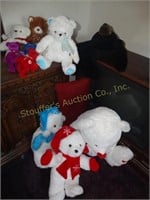 Plush bear stuffed animals, some TY