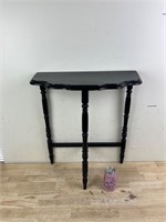 Small black side table
