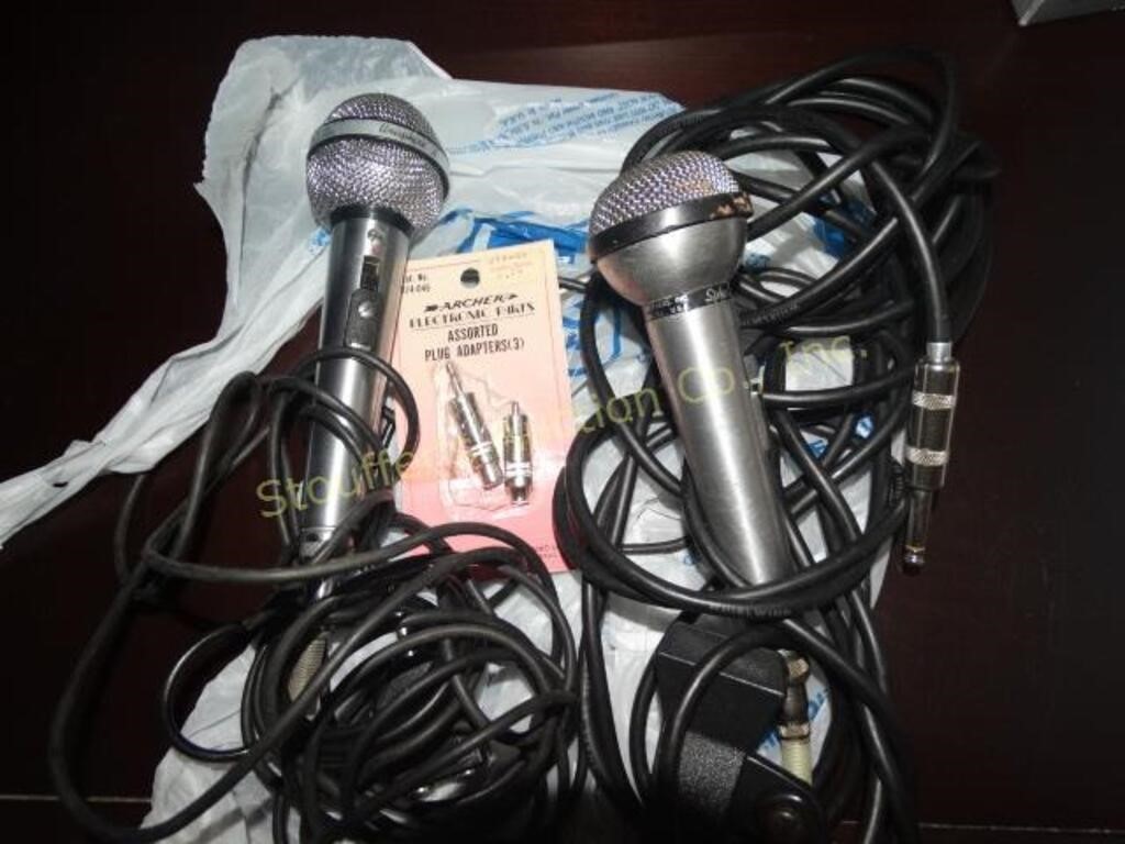 2 Shure Bro. Microphones, Model 5855A & PE53
