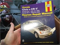Honda Civic & CRV, 2004 Toyota Corolla manuals,