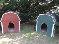 2 dog houses