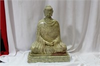 An Antique Chinese Soap Stone God