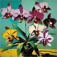 Orchids 2 Limited Edition Signed Van Gogh Limited