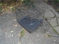 Heavy duty metal dog/animal transport cage