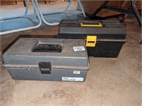 Pair of Plastic small tool boxes