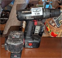14.4 Volt Cordless drill, battery and charger