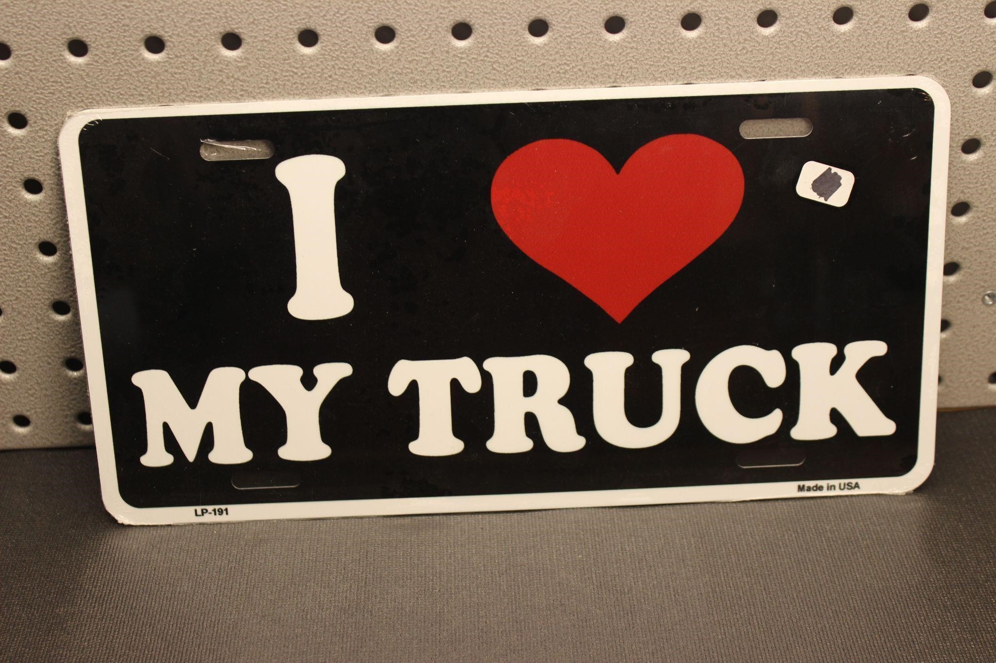 I love my Truck License Plates