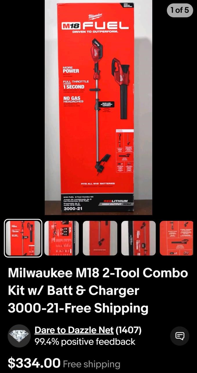 Milwaukee String Trimmer only No Blower