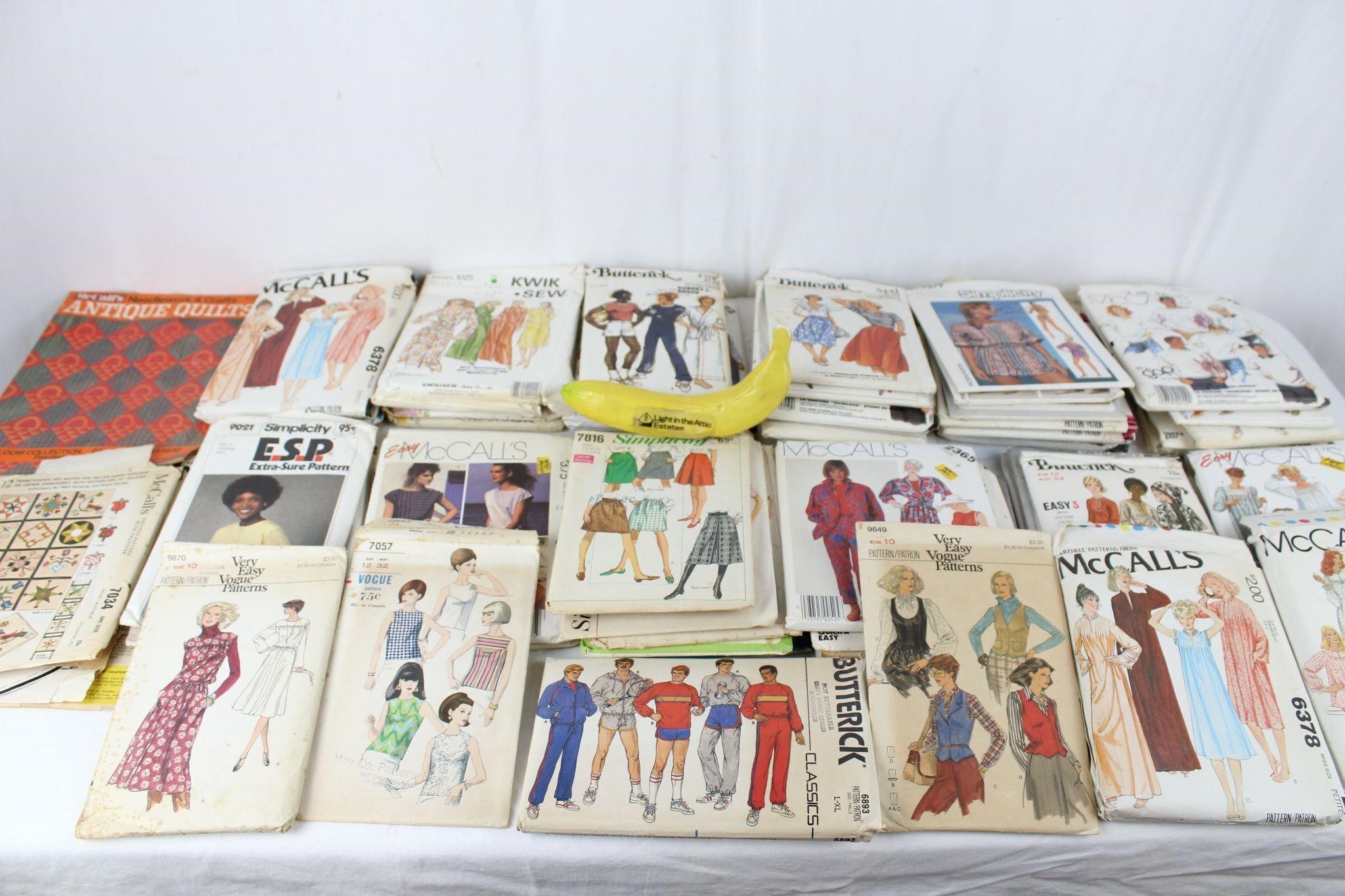 40 Vintage Sewing Patterns - McCall's, Vogue++