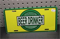 Genuine Beer Drinker License Plates