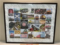 NICELY FRAMED PUZZLE WALL HANGING