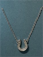 STERLING SILVER HORSE SHOE NECKLACE
