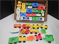 Vintage Fisher Price Toys Vehicles, Cars