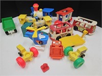 Vintage Fisher Price Toys Vehicles & More