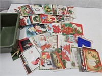 Vintage Lot of Christmas Cards Some Unused