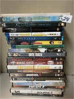 GREAT LOT OF 20 MOVIE DVDS