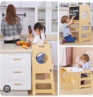 Lora Dew 4-in-1 Montessori Learning Tower with
