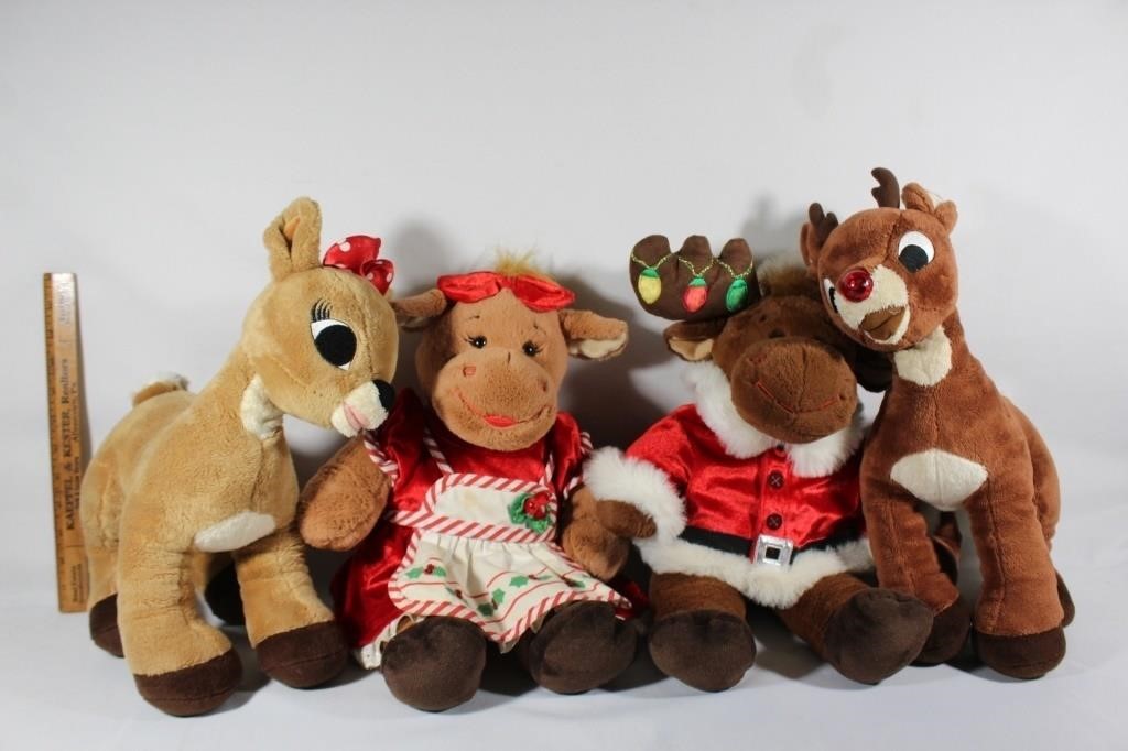 Bundle of Christmas Stuffed Animals