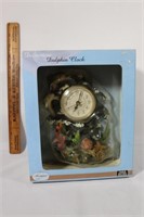 New in the box Dolphin Decorative Clock